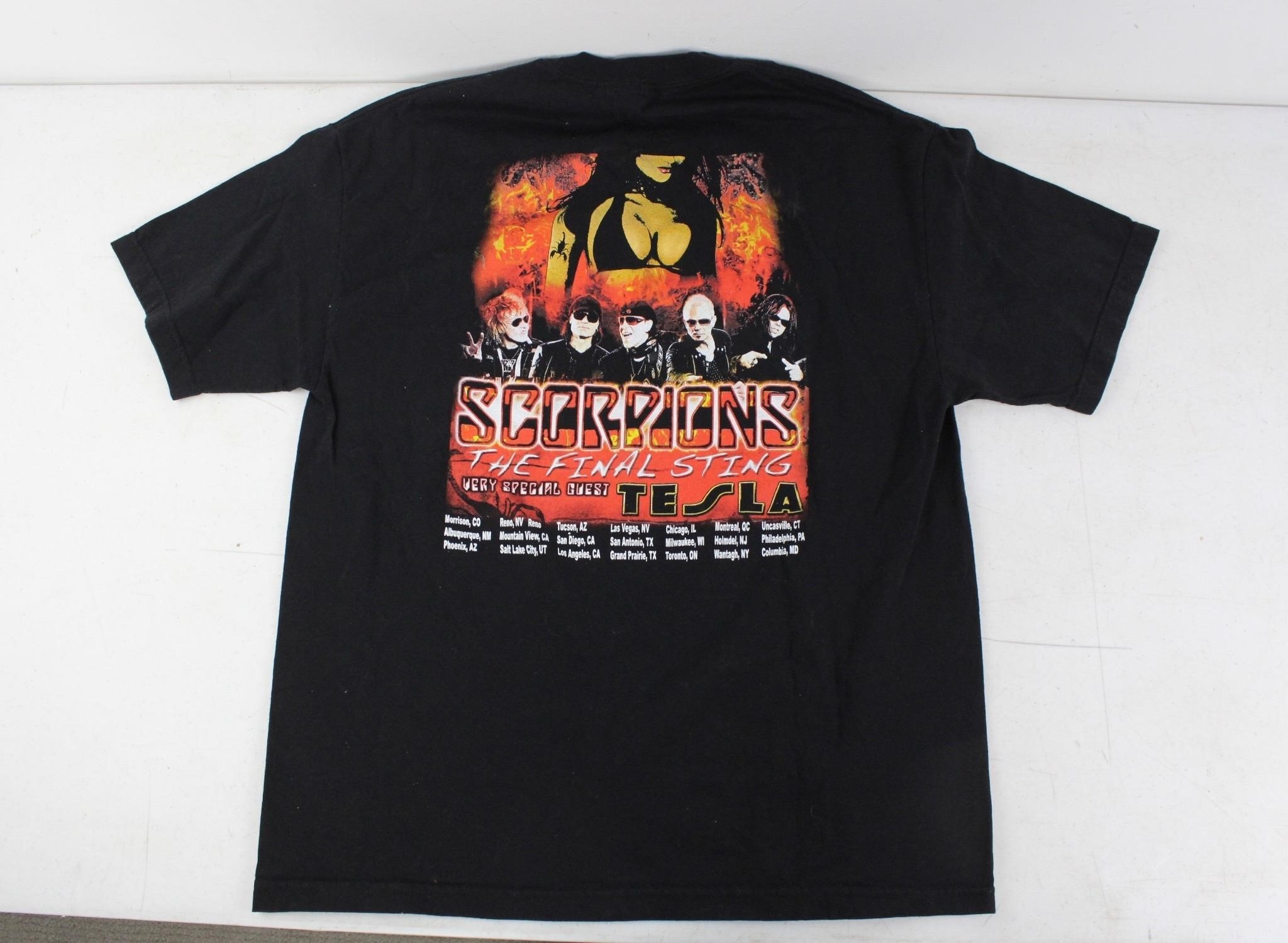 2012 SCORPIONS Rock Tour Graphic T Sirt