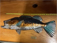 Metal fish decoration