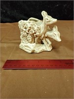 Nature deers small McCoy planter approx 3 inches