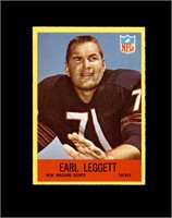 1967 Philadelphia #125 Earl Leggett EX to EX-MT+