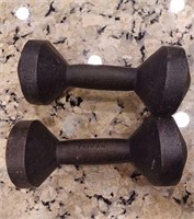 Pair Of 10 Pound Dumbbells
