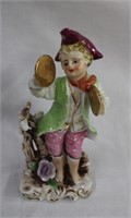 Victorian figurine hand painted unmarked Boy