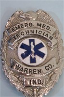 Emerg. Med Warren Co Indiana Badge