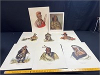 Vintage American Indian Lithograph Prints*