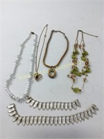 Ladies vintage costume necklaces