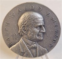 Ralph Waldo Emerson Great American Silver Medal