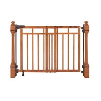 Infant Wood Gate 32-48W  33T - Oak Finish