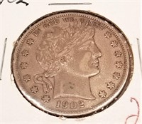 1902 Half Dollar XF