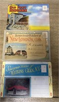 E2) vintage souvenir postcard folder lot New York