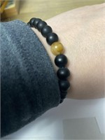 E2) stone glass  bracelet