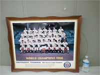 1968 DETROIT TIGERS WORLD CHAMPIONS FRAME PICTURE