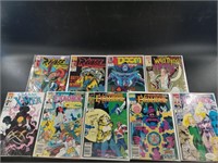 Large group of Marvel comics: Excalibur, Wild Thin