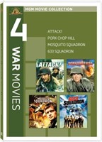 4 War Movies: Attack! / Pork Chop Hill / Mosquito