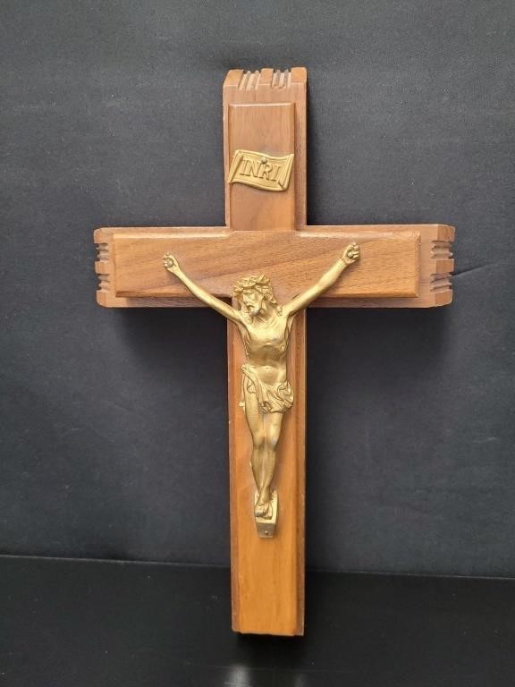 Catholic Last Rites Crucifix vtg