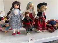 VTG PORCELAIN DOLLS