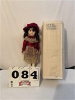 MYD inc. Marian Yu design Porcelain doll with box