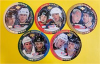1996-97 Kraft Hockey Team Rivals Discs - Lot of 5