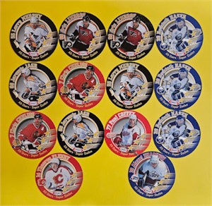 1995-96 Kraft Hockey Discs - Lot of 14