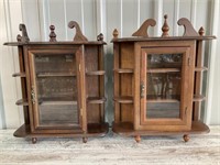 2- Small Display Cabinets