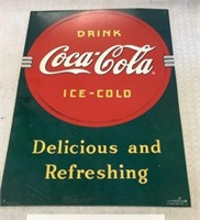 Coca Cola tin sign