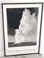 1981 Ansel Adams Old Faithful Geyser Yellowstone