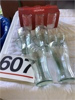 Coca Cola glasses - 6 pc set and 6 others