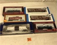 Lot of Tank Cars, Box Cars & More