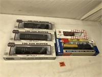 Lot of Hopper Cars, Kits & More