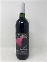 1990 Madrona El Dorado Zinfandel Red Wine.