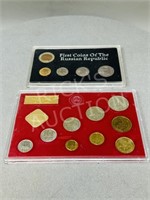 2 Russian coin sets