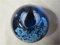 Dolphins in Glass Piece 2"Tall and 3 1/2"Wide