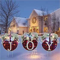 Joy Christmas Yard Decoration Outdoor