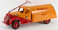 1938 BUDDY L INTERNATIONAL SHELL TANK TRUCK