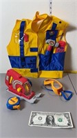 MICKEY MOUSE CONSTRUCTION TOOL VEST PLAYSET