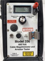 S&C Model 336 600 Volt Cable Megohmmeter &