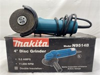 Majors 4" Disc Grinder, Powers On