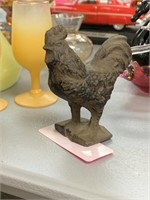 IRON ROOSTER FIGURINE
