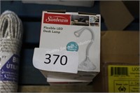 2- sunbeam flexible LED desk lamps