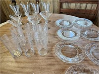 Community Deauville Crystal goblets,
