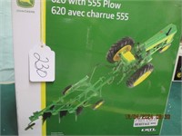 PRECISION 1/16 JOHN DEERE 620 W/ 555 PLOW-NIB