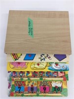4 Wooden Kids Puzzles - 1 Has a Piece Missing