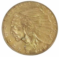 U.S. 1926 INDIA HEAD QUARTER EAGLE GOLD COIN