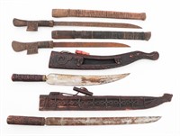 SOUTHEAST ASIAN DUA LALANS & TRIBAL KNIVES