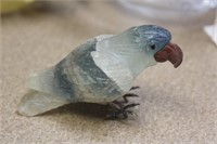 Chinese quartz parrot