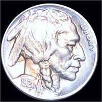 1921-S Buffalo Head Nickel NEARLY UNCIRCULATED