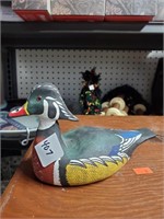 2022 Hand Carved Drake Decoy by Lisa Cooke &