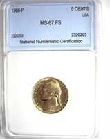 1988-P Nickel NNC MS-67 FS