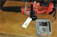 Battery operated Chain saw.