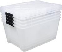 Storage Container, 45 Qt, 16-1/2 x 15-3/4