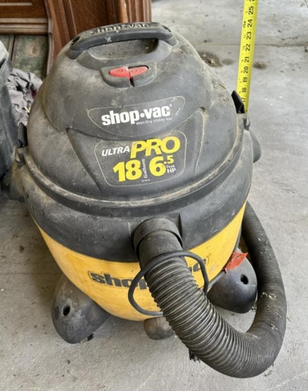 Shop Vac Ultra Pro 18 gallon 6.5hp